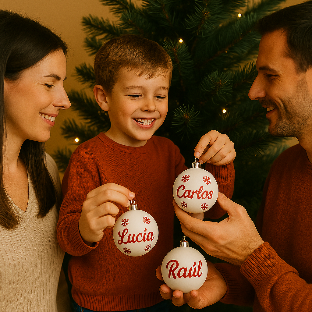 Bolas De Navidad XL Personalizadas