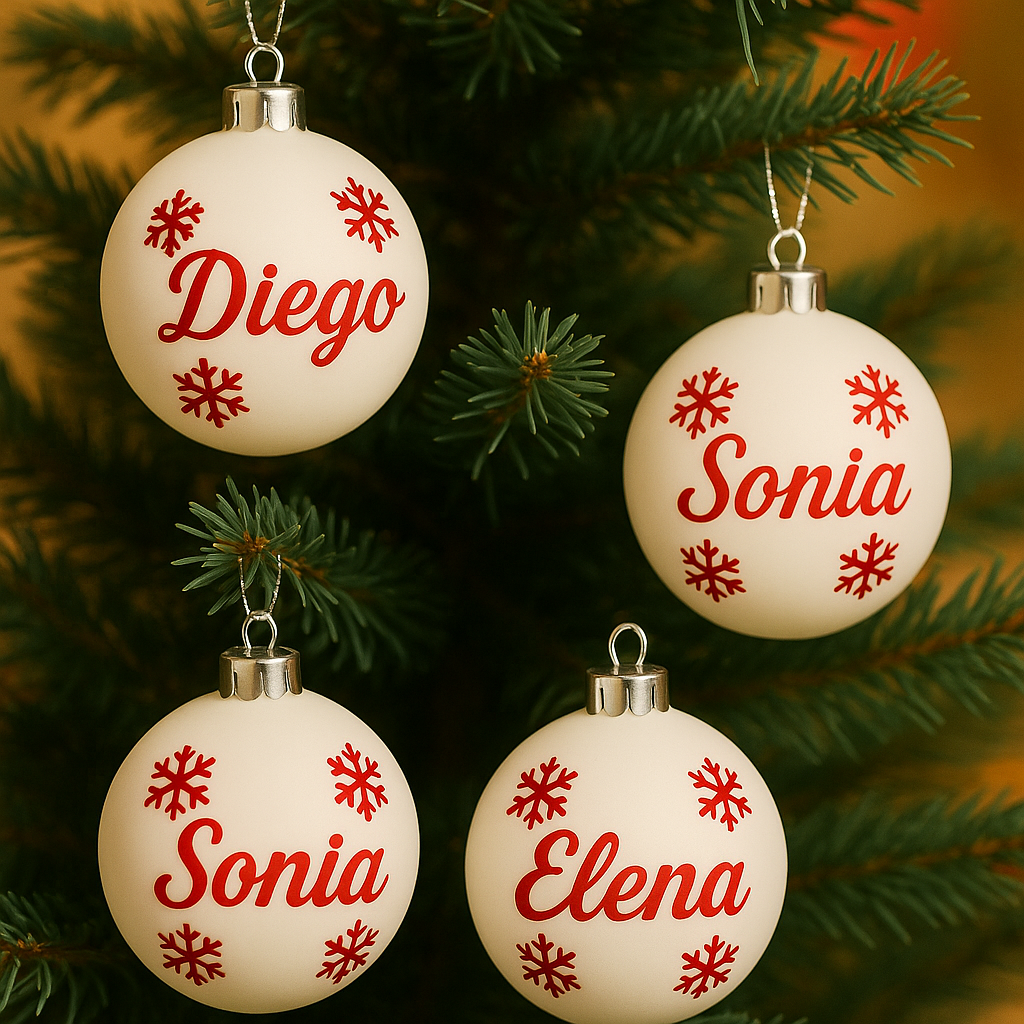 Bolas De Navidad XL Personalizadas