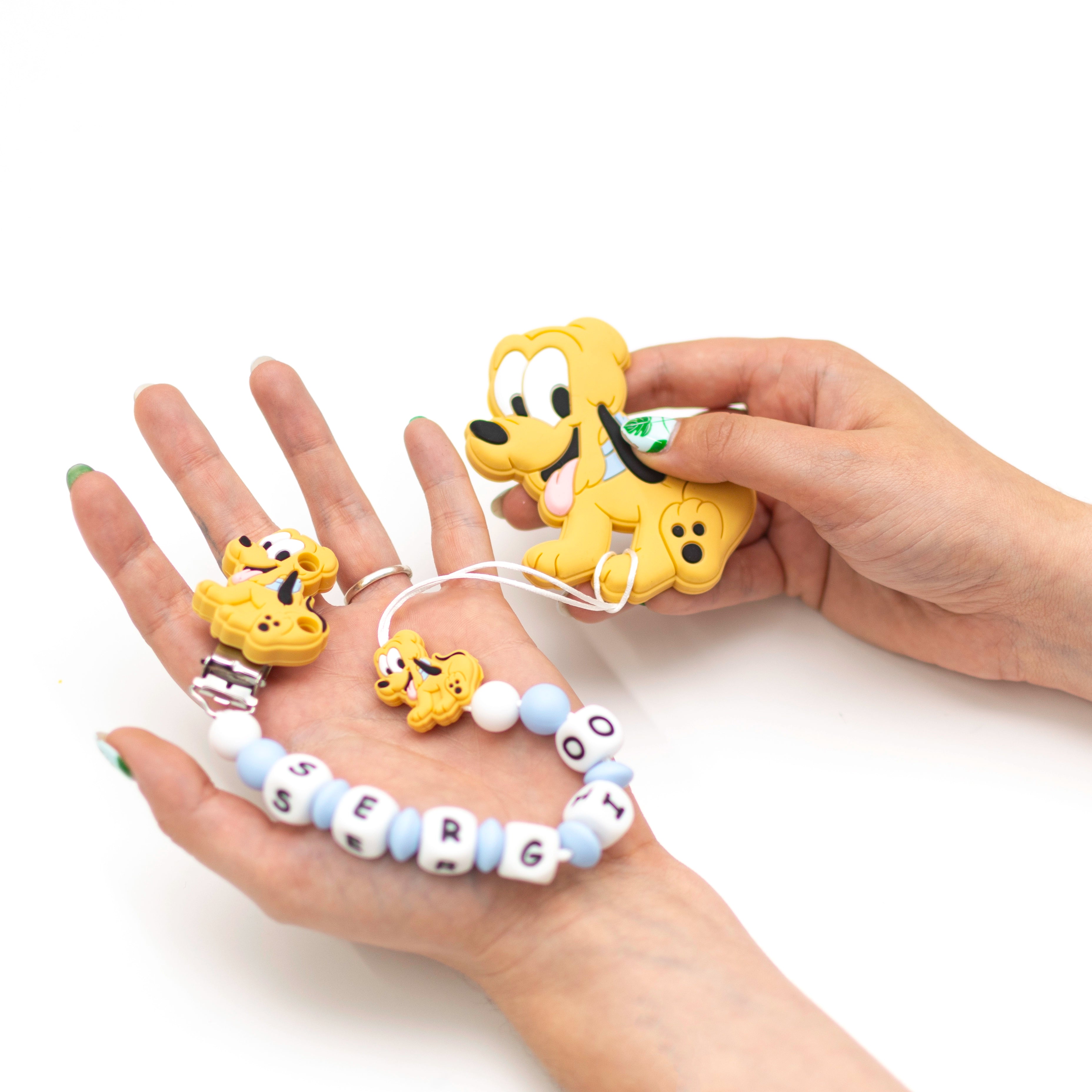 Chupetero Exclusivo 100% Silicona Pluto + Mordedor Silicona